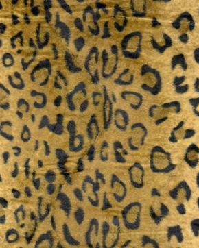 Velboa Panter Bruin, Hobby en Vrije tijd, Stoffen en Lappen, Bruin, Nieuw