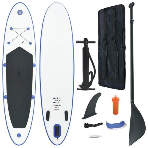 Stand up paddle board opblaasbaar met accessoires blauw e..., Caravans en Kamperen, Kampeeraccessoires, Nieuw, Verzenden