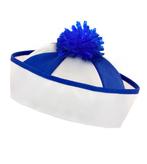 Wit Blauwe Muts Kapitein, Verzenden, Nieuw