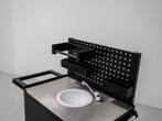 Servetrolley met handen was unit, Horecabenodigdheden