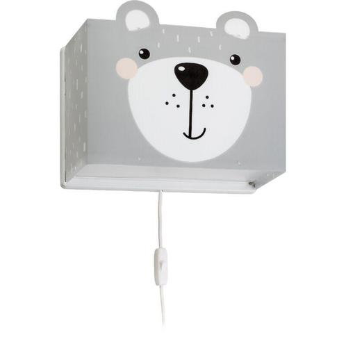 Babykamer beer wandlamp, grijs, Kinderen en Baby's, Kinderkamer | Inrichting en Decoratie, Nieuw, Ophalen of Verzenden