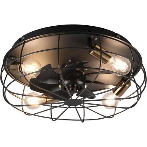 LED Plafondlamp met Ventilator - Plafondventilator - Trion, Huis en Inrichting, Lampen | Plafondlampen, Nieuw, Metaal, Ophalen of Verzenden