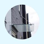 Glazen luifel type Plaat trekstang, Verzenden, Nieuw, Overige typen