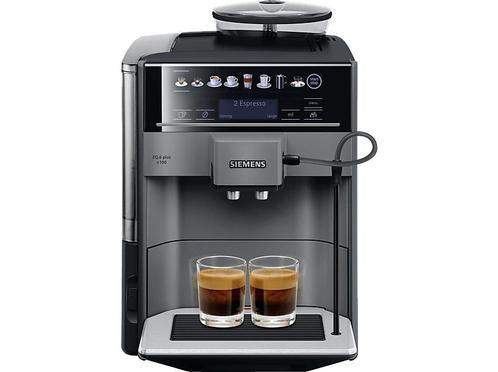 Siemens -  Eq.6 Plus S100  Zwart, Witgoed en Apparatuur, Koffiezetapparaten, 2 tot 4 kopjes, Nieuw, Espresso apparaat, Afneembaar waterreservoir