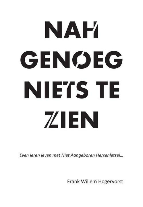 9789464067620 NAHgenoeg niets te zien Frank Willem Hogerv..., Boeken, Biografieën, Nieuw, Verzenden