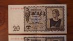 Duitsland. - 3 x 20 Reichsmark 1939 - consecutive - Pick 185