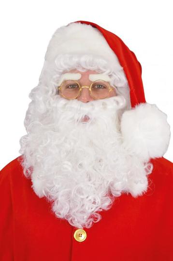 Kerstman Pruik Baard Wit Kerst Kerstmis Baardstel Wenkbrauwe beschikbaar voor biedingen