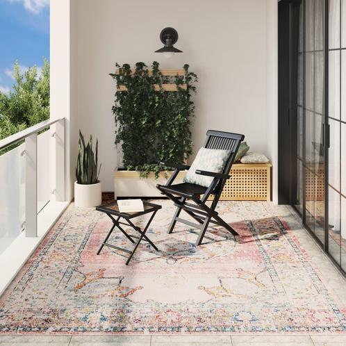 vidaXL Vloerkleed ARBIZU binnen en buiten vintage stijl, Huis en Inrichting, Stoffering | Tapijten en Kleden, Nieuw, Verzenden