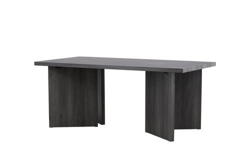 Eettafel - Bas - Fineer Wood Look - Zwart - 180x90 cm - Jorn, Huis en Inrichting, Tafels | Eettafels, Nieuw, Verzenden