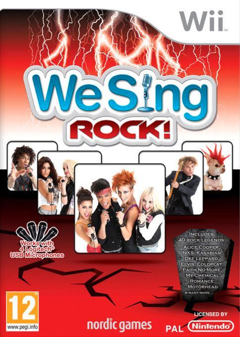 Wii We Sing Rock, Spelcomputers en Games, Games | Nintendo Wii, Zo goed als nieuw, Verzenden