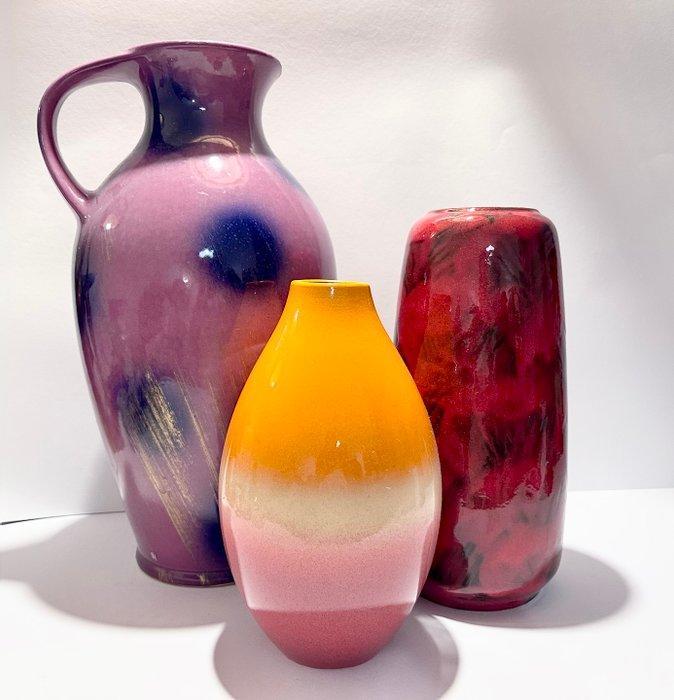 Scheurich, Bay - Vaas (3) - Steengoed, Antiek en Kunst, Antiek | Glas en Kristal