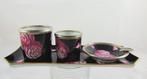 Smoking Set - Bureauset - Porselein & Zilver