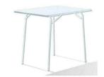 Sieger (camping) tafel 80 x 60 cm wit., Tuin en Terras, Tuinsets en Loungesets, Nieuw, Overige materialen