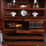 Hollands kruisvoet kabinet ca 1735 met 7 laden in fraaie ge, Antiek en Kunst, Antiek | Meubels | Kasten, Ophalen of Verzenden