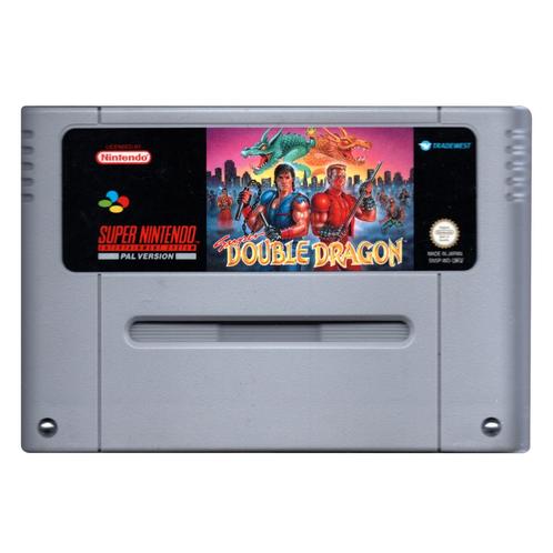 SNES Super Double Dragon (Losse Cassette), Spelcomputers en Games, Games | Nintendo Super NES, Zo goed als nieuw, Verzenden