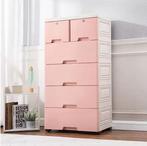 Kunststof Opbergkast met Laden – Kast op Wielen voor Woonkam, Verzenden, Nieuw