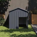 vidaXL Hondenhok met dak 117x153x123 cm gegalvaniseerd staal, Dieren en Toebehoren, Hondenhokken, Verzenden, Nieuw
