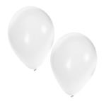 15x stuks witte party ballonnen van 27 cm - Ballonnen, Hobby en Vrije tijd, Feestartikelen, Ophalen of Verzenden, Nieuw