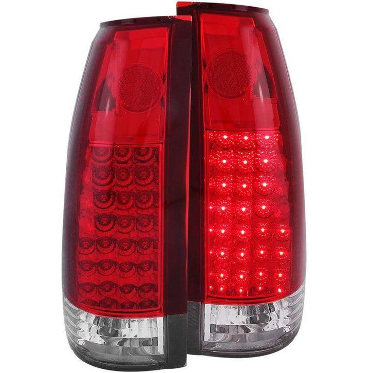 ANZO 1999-2000 Cadillac Escalade LED Taillights Red Clear G2, Auto-onderdelen, Verlichting, Ophalen of Verzenden