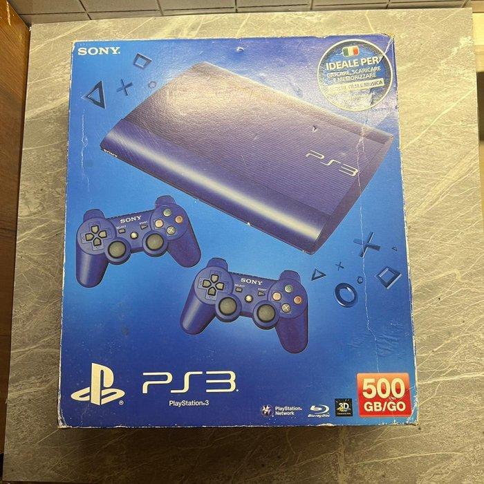 Sony - Playstation 3 (PS3) - 500GB Azurite Blue -, Spelcomputers en Games, Spelcomputers | Overige Accessoires