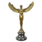 BRONZEN BEELD VAN ICARUS (Beeldjes - Decoratie, Interieur), Antiek en Kunst, Verzenden