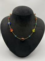 24 karaat - vetro di Murano, Geel goud - Halsketting -, Antiek en Kunst