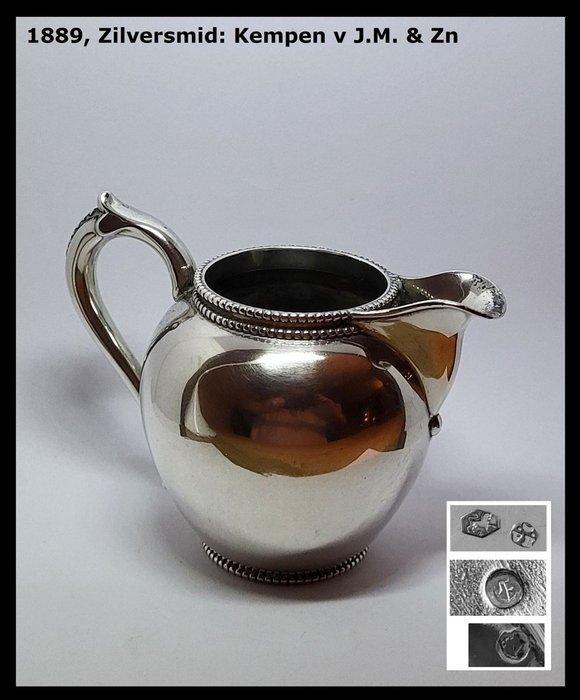 Een prachtig Nederlands gekeurd roomkannetje 1889, Antiek en Kunst, Antiek | Goud en Zilver