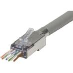 FTP stekker shielded 10Gig Cat.6A RJ45 ezEX48 zak van 100, Ophalen of Verzenden, Nieuw