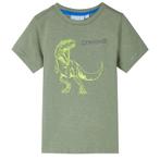 vidaXL Kindershirt met korte mouwen 116 lichtkakikleurig, Verzenden, Nieuw