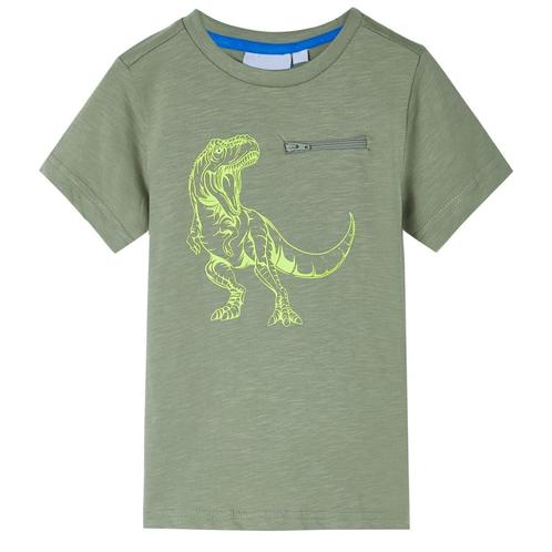 vidaXL Kindershirt met korte mouwen 116 lichtkakikleurig, Kinderen en Baby's, Kinderkleding | Overige, Nieuw, Verzenden