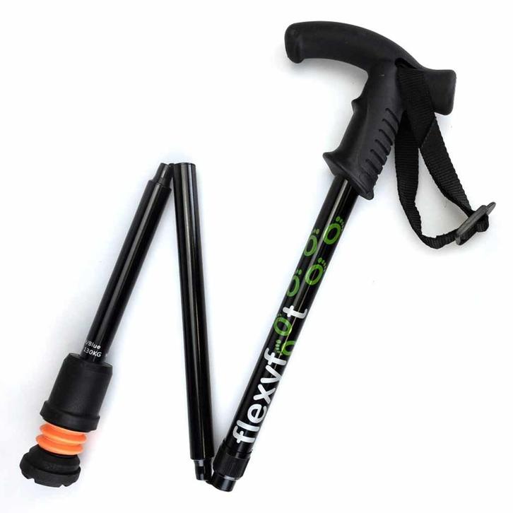 Wandelstok met Derby handvat - opvouwbaar (Wandelstokken), Diversen, Braces, Nieuw, Ophalen of Verzenden