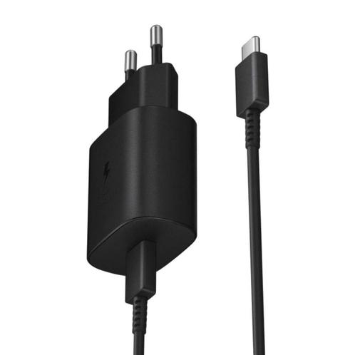 Samsung USB-C Thuislader met kabel - 25W - 1 meter - Zwart, Computers en Software, Pc- en Netwerkkabels, Nieuw, Ophalen of Verzenden