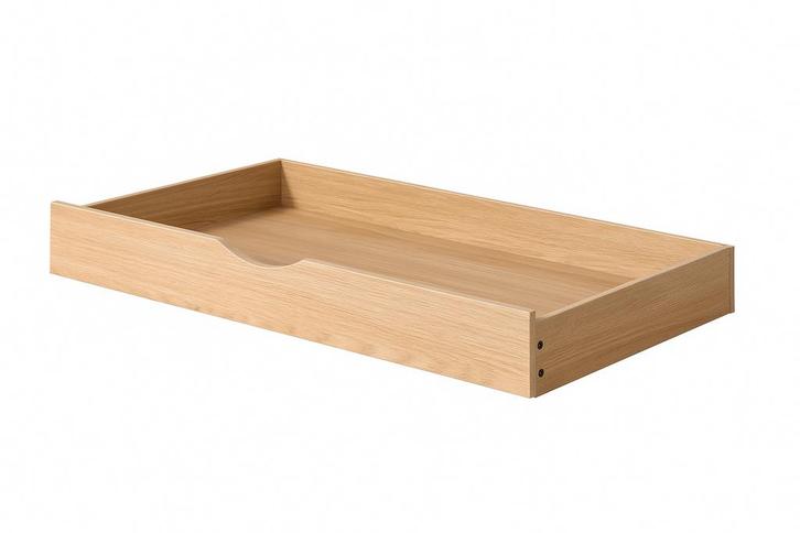 ROOMY - Bedlade - 163 x 93 x 20 cm - eiken, Kinderen en Baby's, Kinderkamer | Stapelbedden en Hoogslapers, Nieuw, Ophalen of Verzenden