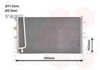 LUCHTCONDENSATOR VOOR SAAB 9-5 YS3E 1997-2005 4541215, Ophalen of Verzenden, Nieuw