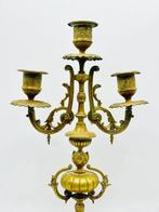 Kandelaber Leeuwenkop - Brons, Antiek en Kunst