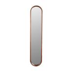 *WOONWINKEL* Ovale Spiegel Donker Hout, Huis en Inrichting, Woonaccessoires | Spiegels, Verzenden, Nieuw