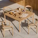 *WOONWINKEL* Kave Home Sori Vierkante Tuintafel Massief Hard, Tuin en Terras, Tuinsets en Loungesets, Verzenden, Nieuw