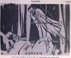 Spotprent met Haile Selassie als spook voor Europa (Lithos), Verzenden