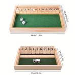 SALE: Tafelbladversie houten shut the box - 2 maten NU 19.95, Hobby en Vrije tijd, Gezelschapsspellen | Bordspellen, Verzenden