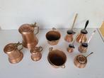 Themacollectie - Set keukengerei van koper, Antiek en Kunst