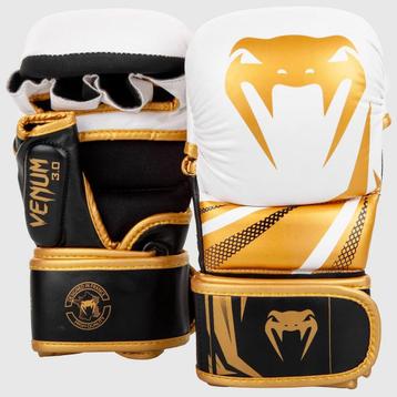 Venum Challenger 3.0 MMA Sparring Handschoenen Wit Goud beschikbaar voor biedingen