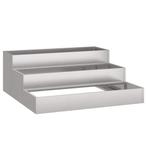 vidaXL Tuin Bloempot Roestig 90 x 90 x 35 cm Cortenstaal, Tuin en Terras, Verzenden, Nieuw, Metaal, 60 tot 100 cm