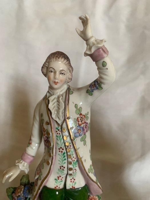Capodimonte - Beeld, La coppietta - 19 cm - Porselein, Antiek en Kunst, Antiek | Glas en Kristal