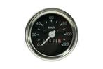 Kilometerteller 60mm 120 km/h chroom / zwart met licht aa..., Ophalen of Verzenden, Nieuw