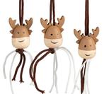 Jute giftbag met gelukspoppetje Rendier en fortune cookie, Diversen, Verzenden, Nieuw