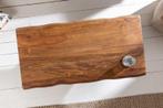 Massief houten boomstam salontafel MAMMUT 110 cm acacia, Huis en Inrichting, Tafels | Salontafels, Ophalen of Verzenden, Nieuw