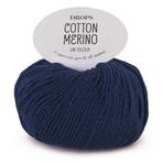 DROPS Cotton Merino Uni Colour - 08 marineblauw - Wol/Kato, Ophalen of Verzenden, Nieuw
