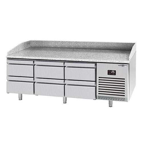 GGM Gastro | Pizzakoeltafel Premium PLUS - 1980x700mm - met, Zakelijke goederen, Horeca | Meubilair en Inrichting, Nieuw in verpakking