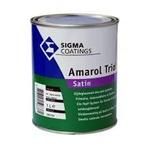 Sigma Amarol Triol Satin - Wit - 1 liter (Lakverf), Wit, Nieuw, Ophalen of Verzenden, Lak