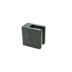 Balustrade glasklem vierkant - Zwart -  45 x 45 mm (10 mm ge, Doe-het-zelf en Verbouw, Ophalen of Verzenden, Nieuw